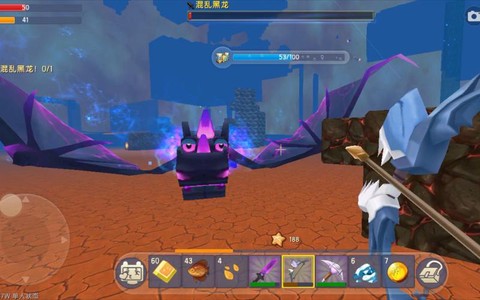 迷你世界怎么骑黑龙