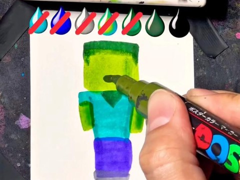 我的世界怎么画僵尸[图1]