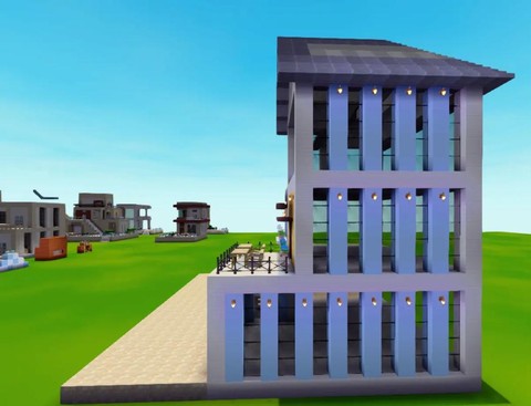 迷你世界大别墅怎么建